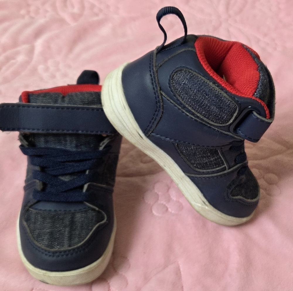Joe Fresh Navy and Red Kids Sneakers
